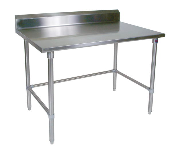 Modern stainless steel dining tables